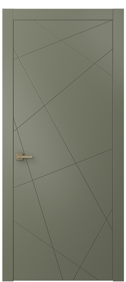 Межкомнатная дверь Linea 8048 Матовый оливковый тёмный  Цена 49599 ₽ | Volhovec