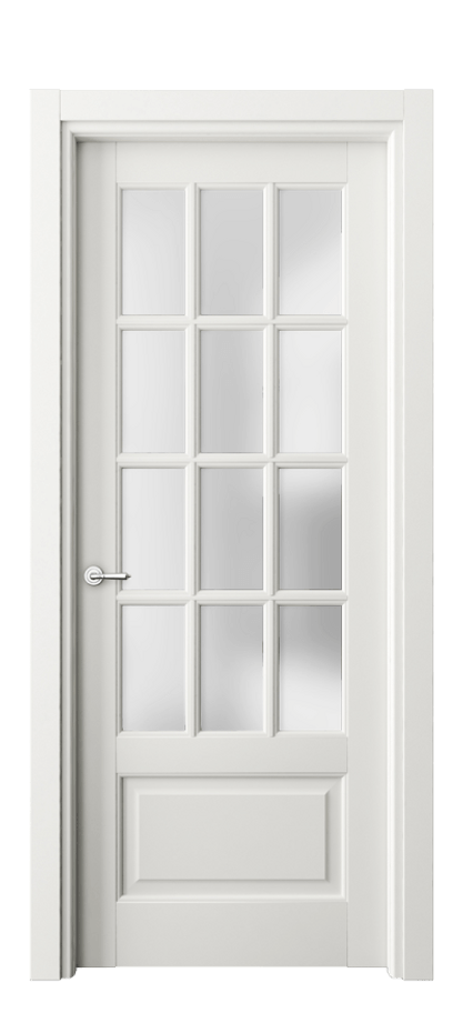 Межкомнатная дверь Toscana Grigliato 6313 Бук серый Сатинированное стекло Цена 114199 ₽ | Volhovec