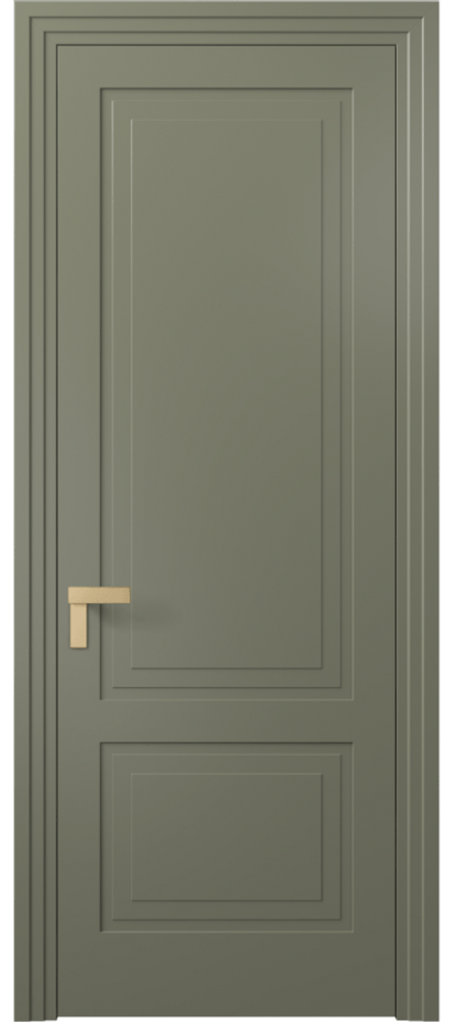 Межкомнатная дверь Rocca АКП 8351 Матовый оливковый тёмный  Цена 85399 ₽ | Volhovec