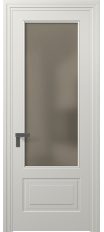 Межкомнатная дверь Rocca 8342 Матовый серый Сатинированное бронзовое стекло, триплекс Цена 71319 ₽ | Volhovec