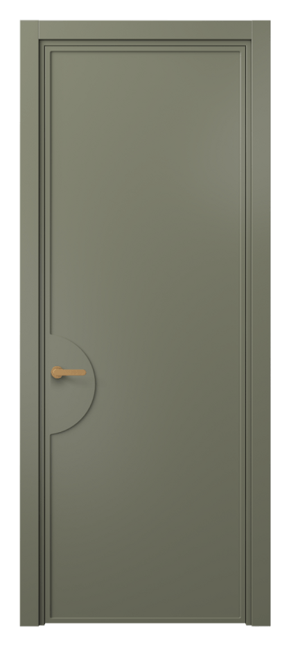 Межкомнатная дверь Frame 8604 Матовый оливковый тёмный  Цена 2460 AZE | Volhovec