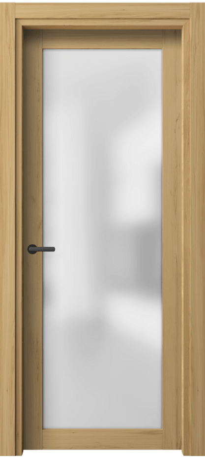 Межкомнатная дверь Нео 2102 Солнечный вяз Сатинированное стекло Цена 28724 ₽ | Volhovec