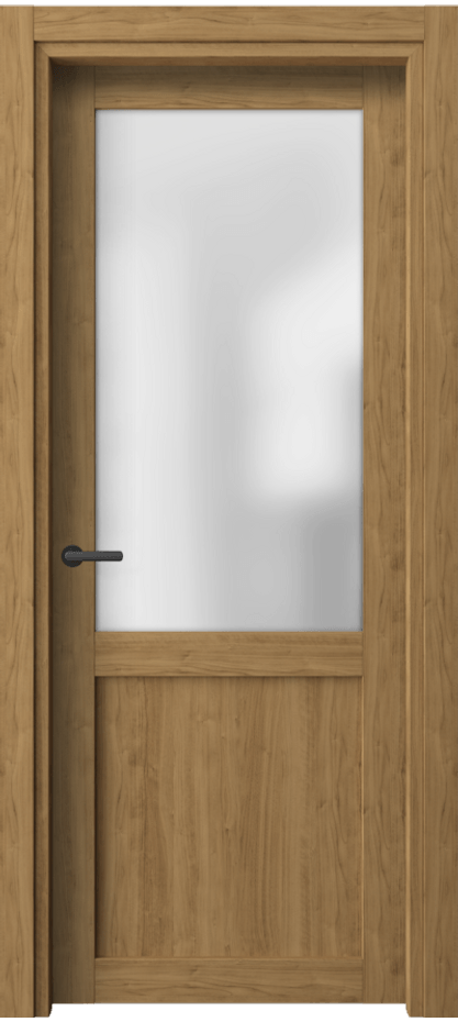 Межкомнатная дверь Neo 2122 Грецкий орех Сатинированное стекло Цена 26319 ₽ | Volhovec