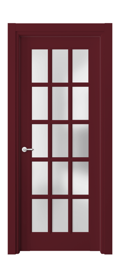 Межкомнатная дверь Toscana Grigliato 6311 Бук белоснежный Сатинированное стекло Цена 148499 ₽ | Volhovec