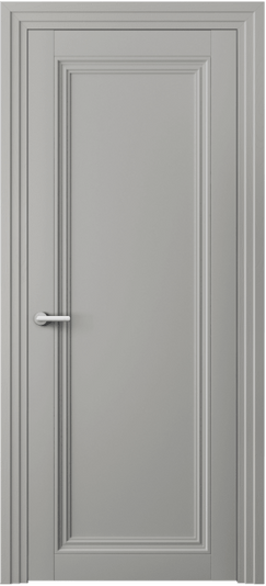 Дверь межкомнатная 2501 МНСР. Цвет Матовый нейтральный серый. Материал Гладкая эмаль. Коллекция Centro. Картинка.