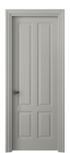 Дверь межкомнатная 8521 МНСР. Цвет Матовый нейтральный серый. Материал Гладкая эмаль. Коллекция Esse. Картинка.