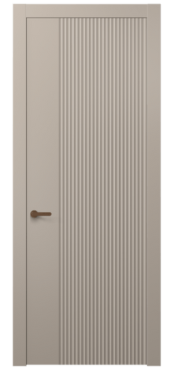 Дверь межкомнатная АКП 8643 МБСК. Цвет Матовый бисквитный. Материал Гладкая эмаль. Коллекция Альба. Картинка.