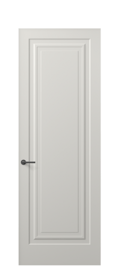 Дверь межкомнатная АКП 8401 МТСР. Цвет Матовый тёплый серый. Материал Гладкая эмаль. Коллекция Mascot. Картинка.
