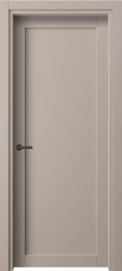 Дверь межкомнатная 2101 ПЭСК. Цвет ПЭТ серо-коричневый . Материал ПЭТ. Коллекция Нео. Картинка.
