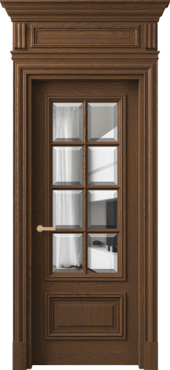 Дверь межкомнатная 7316 ДКШ.М ПРОЗ Ф. Цвет Дуб каштановый матовый. Материал Массив дуба матовый. Коллекция Antique. Картинка.