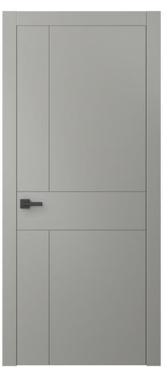 Дверь межкомнатная АКП 8056 МНСР Матовый нейтральный серый. Цвет Матовый нейтральный серый. Материал Гладкая эмаль. Коллекция Linea. Картинка.