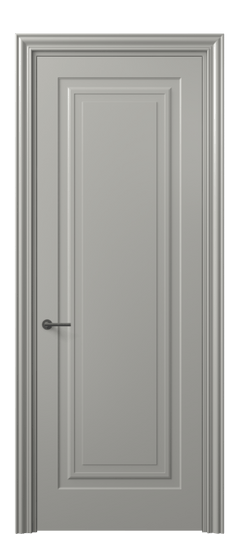 Дверь межкомнатная 8401 МНСР. Цвет Матовый нейтральный серый. Материал Гладкая эмаль. Коллекция Mascot. Картинка.