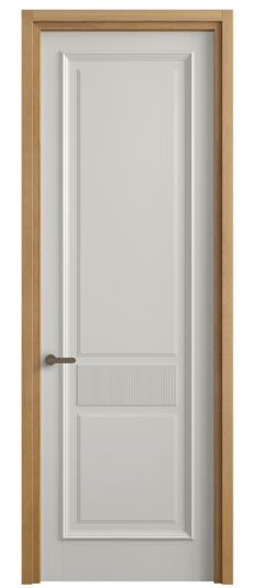 Дверь межкомнатная 6717 МСР. Цвет Матовый серый. Материал Гладкая эмаль. Коллекция Шарм. Картинка.
