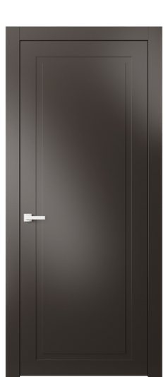 Дверь межкомнатная 8001 МАН. Цвет Матовый антрацит. Материал Гладкая эмаль. Коллекция Neo Classic. Картинка.