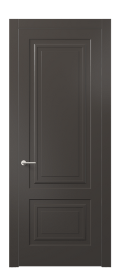 Дверь межкомнатная АКП 8451 МАН Матовый антрацит. Цвет Матовый антрацит. Материал Гладкая эмаль. Коллекция Маскот. Картинка.