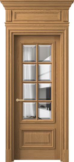 Дверь межкомнатная 7316 ДПШ.М ПРОЗ Ф. Цвет Дуб пшеничный матовый. Материал Массив дуба матовый. Коллекция Antique. Картинка.