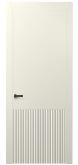 Дверь межкомнатная АКП 8645 ММБ. Цвет Матовый молочно-белый. Материал Гладкая эмаль. Коллекция Alba. Картинка.