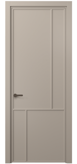 Дверь межкомнатная 8606 МБСК . Цвет Матовый бисквитный. Материал Гладкая эмаль. Коллекция Frame. Картинка.