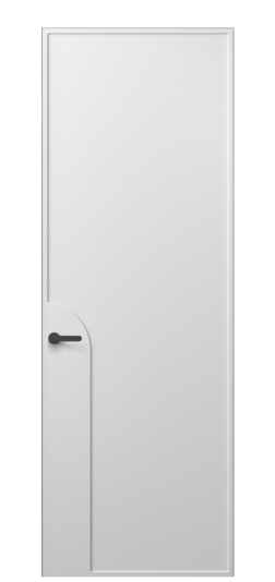 Дверь межкомнатная 8605 ГРН. Цвет Грунт под покраску. Материал Грунт под покраску. Коллекция Frame. Картинка.