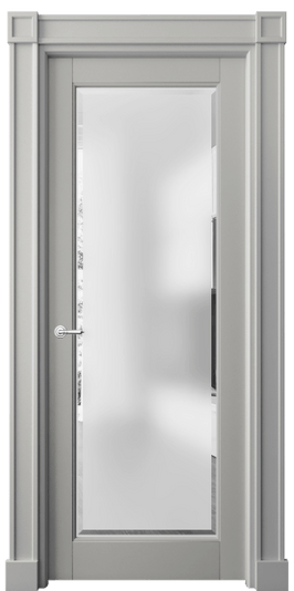 Дверь межкомнатная 6300 БНСР САТ-Ф. Цвет Бук нейтральный серый. Материал Массив бука эмаль. Коллекция Toscana Plano. Картинка.