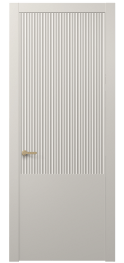 Дверь межкомнатная 8646 МОС . Цвет Матовый облачно-серый. Материал Гладкая эмаль. Коллекция Альба. Картинка.