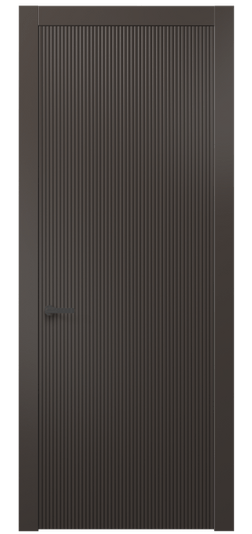 Дверь межкомнатная 8621 МАН. Цвет Матовый антрацит. Материал Гладкая эмаль. Коллекция Dune. Картинка.