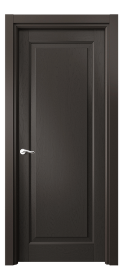 Дверь межкомнатная 0701 ДАН. Цвет Дуб антрацит. Материал Массив дуба эмаль. Коллекция Lignum. Картинка.