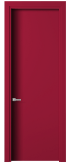Дверь межкомнатная 0010 - planum Малиново-красный RAL 3027. Цвет RAL Малиново-красный RAL 3027. Материал Гладкая эмаль. Коллекция Planum. Картинка.
