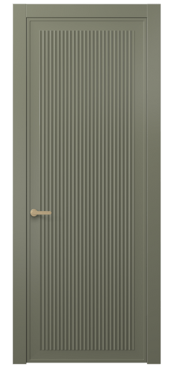 Дверь межкомнатная 8642 МОТ . Цвет Матовый оливковый тёмный. Материал Гладкая эмаль. Коллекция Alba. Картинка.