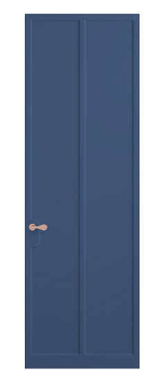 Дверь межкомнатная 7511 Отдалённо-синий RAL 5023. Цвет RAL Отдалённо-синий RAL 5023. Материал Гладкая эмаль. Коллекция Softform. Картинка.