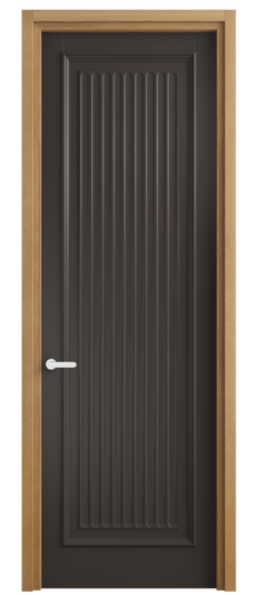 Дверь межкомнатная 6701 БАН. Цвет Бук антрацит. Материал Массив бука эмаль. Коллекция Charm. Картинка.