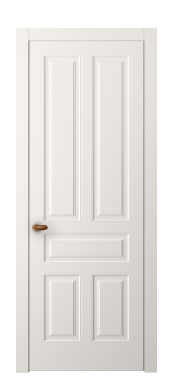 Дверь межкомнатная АКП 8531 МПБЛ. Цвет Матовый пудровый белый. Материал Гладкая эмаль. Коллекция Эссе. Картинка.