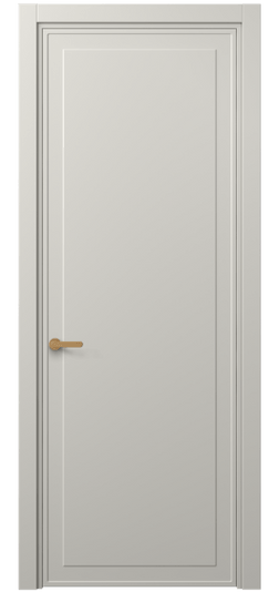 Дверь межкомнатная 8602 МТСР. Цвет Матовый тёплый серый. Материал Гладкая эмаль. Коллекция Фрэйм. Картинка.