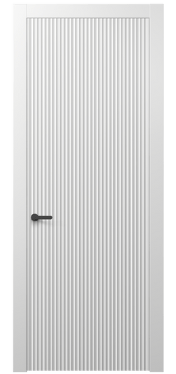 Дверь межкомнатная АКП 8641 МБЛ. Цвет Матовый белоснежный. Материал Гладкая эмаль. Коллекция Альба. Картинка.