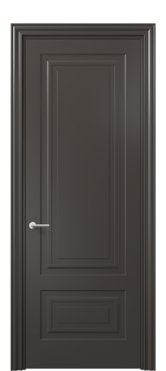 Дверь межкомнатная 8441 МАН. Цвет Матовый антрацит. Материал Гладкая эмаль. Коллекция Mascot. Картинка.