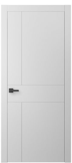 Дверь межкомнатная 8056 МБЛ. Цвет Матовый белоснежный. Материал Гладкая эмаль. Коллекция Линия. Картинка.