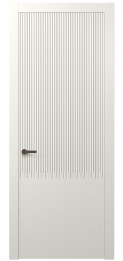 Дверь межкомнатная 8627 МЖМ . Цвет Матовый жемчужный. Материал Гладкая эмаль. Коллекция Дюна. Картинка.