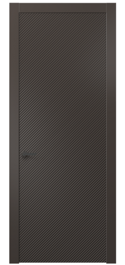 Дверь межкомнатная АКП 8628 МАН. Цвет Матовый антрацит. Материал Гладкая эмаль. Коллекция Dune. Картинка.