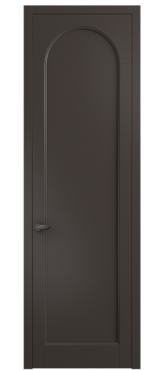Дверь межкомнатная 6803 МАН. Цвет Матовый антрацит. Материал Гладкая эмаль. Коллекция Palazzo. Картинка.