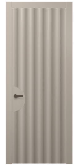Дверь межкомнатная АКП 8624 МБСК. Цвет Матовый бисквитный. Материал Гладкая эмаль. Коллекция Dune. Картинка.