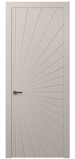 Дверь межкомнатная АКП 8649 МСБЖ. Цвет Матовый светло-бежевый. Материал Гладкая эмаль. Коллекция Alba. Картинка.