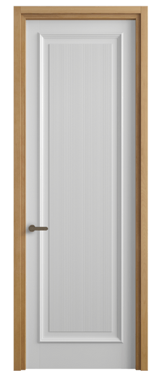 Дверь межкомнатная 6711 ББЛ. Цвет Бук белоснежный. Материал Массив бука эмаль. Коллекция Charm. Картинка.