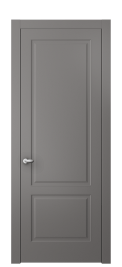 Дверь межкомнатная АКП 8551 МКЛС Матовый классический серый. Цвет Матовый классический серый. Материал Гладкая эмаль. Коллекция Эссе. Картинка.