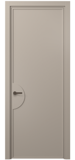 Дверь межкомнатная 8604 МБСК . Цвет Матовый бисквитный. Материал Гладкая эмаль. Коллекция Frame. Картинка.