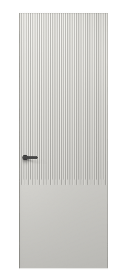 Дверь межкомнатная АКП 8627 МСР. Цвет Матовый серый. Материал Гладкая эмаль. Коллекция Dune. Картинка.