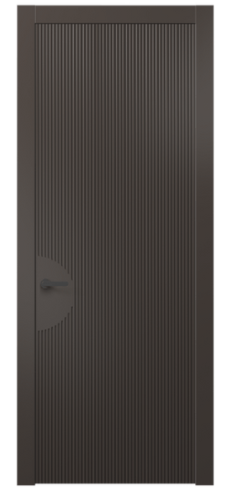 Дверь межкомнатная 8624 МАН . Цвет Матовый антрацит. Материал Гладкая эмаль. Коллекция Dune. Картинка.