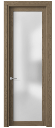 Дверь межкомнатная 2102 МШДД САТ. Цвет Дуб дымный. Материал Мультишпон. Коллекция Planum. Картинка.