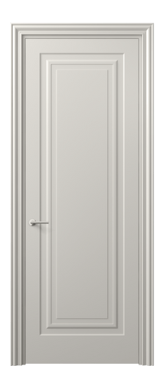 Дверь межкомнатная 8401 МОС. Цвет Матовый облачно-серый. Материал Гладкая эмаль. Коллекция Mascot. Картинка.