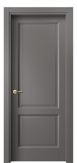Дверь межкомнатная 1421 МКЛС. Цвет Матовый классический серый. Материал Гладкая эмаль. Коллекция Galant. Картинка.