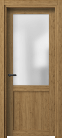 Дверь межкомнатная 2122 ГОР САТ. Цвет Грецкий орех. Материал Ламинатин. Коллекция Neo. Картинка.